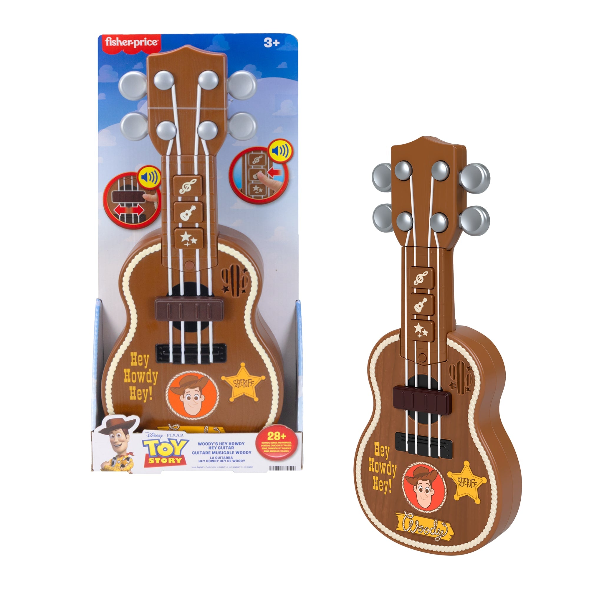 fisher price Fisher-Price TS Preschool Entertainment Juguete para Beb??s Guitarra de Woody