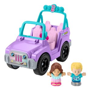 fisher price Little People Barbie V??hicule de Plage, Musique, Sons, 2?Figurines