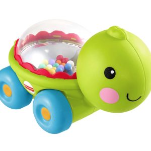 fisher price Fisher-Price Poppity Pop Turtle Push-Along Vehicle With Sounds For Infant Crawling Play