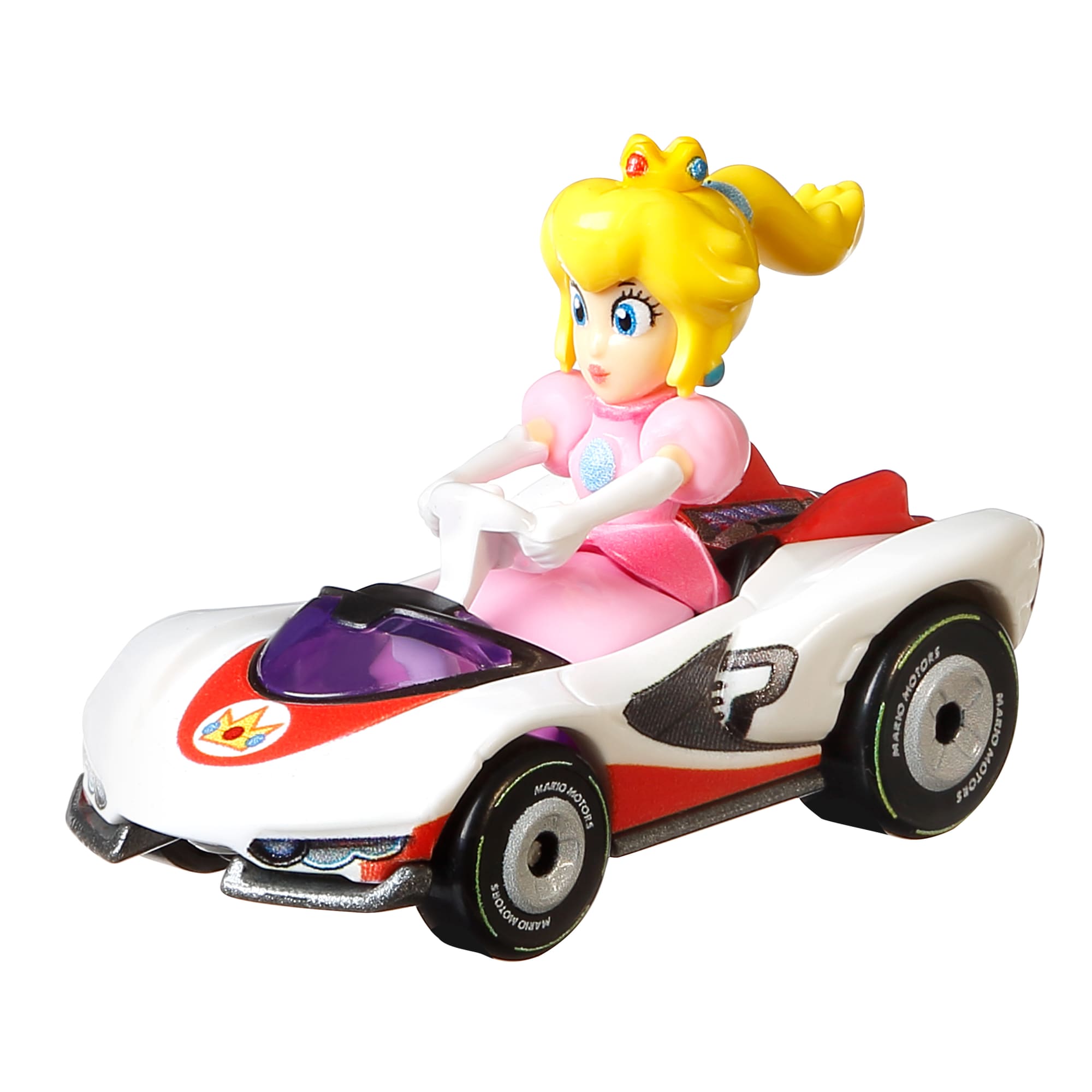 fisher price Hot Wheels Mario Kart Veh??culo de Juguete Princesa Peach P-Wing