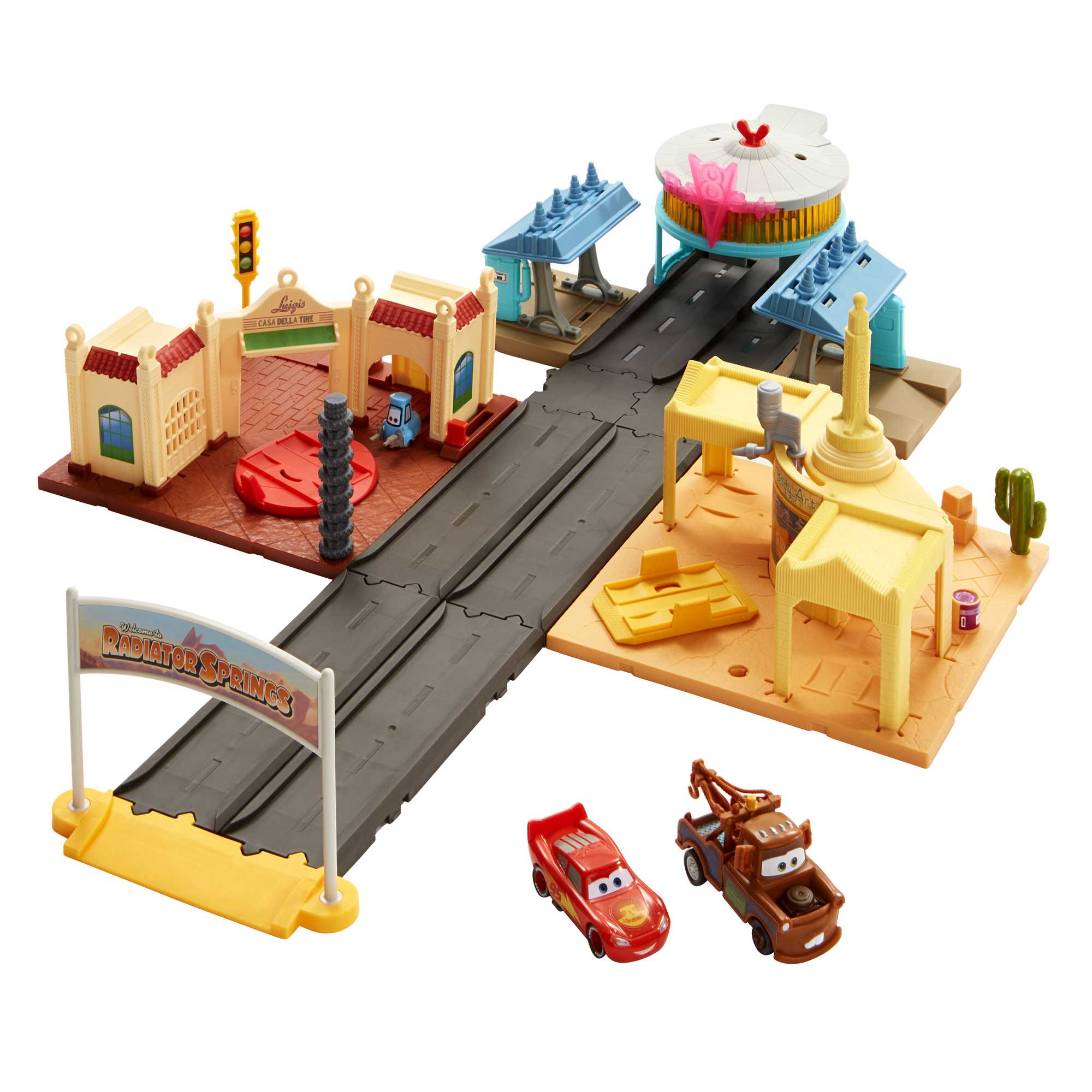fisher price Pixar Les Bagnoles Tourn??e de Radiator Springs