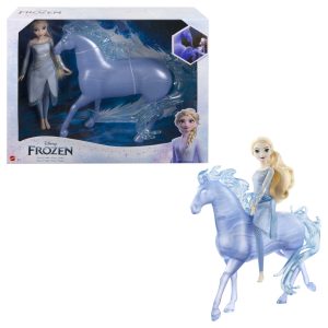 fisher price Disney-La Reine des Neiges?2-Elsa et Nokk-Coffret Poup??e et Cheval