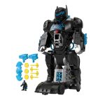 fisher price Imaginext DC Super Friends Batman Toy, 2-In-1 Robot & Playset With Lights & Sounds, Bat-Tech Batbot