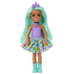 fisher price Unicorn-Inspired Chelsea Barbie Doll With Green Hair, Unicorn Toys