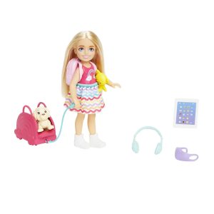 fisher price Barbie?-Chelsea en Voyage-Coffret Avec Chiot et Accessoires