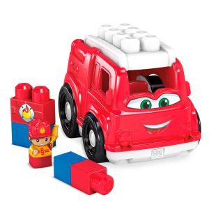 fisher price Mega Bloks  Coffret  Freddy Le Camion de Pompiers +4 Gros Blocs