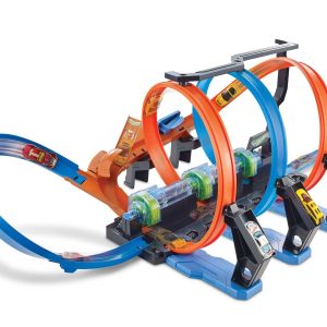 fisher price Hot Wheels Corkscrew Crash Track Set