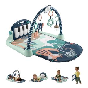 fisher price Fisher-Price Tapis D??Activit??s Pour B??b??, Piano, Jouets, Faon Marine